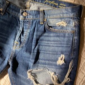 Distressed Seven Jeans